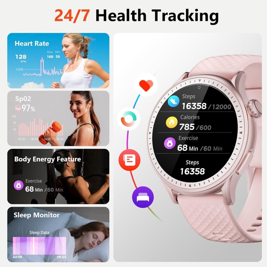 Cillso Smart Watch with Health Monitoring