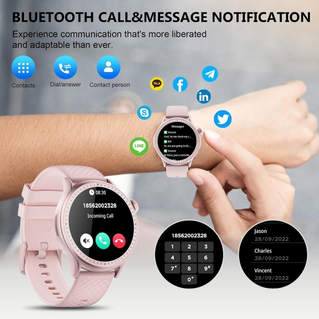 Cillso Smart Watch with Bluetooth Calling & Voice Assistant